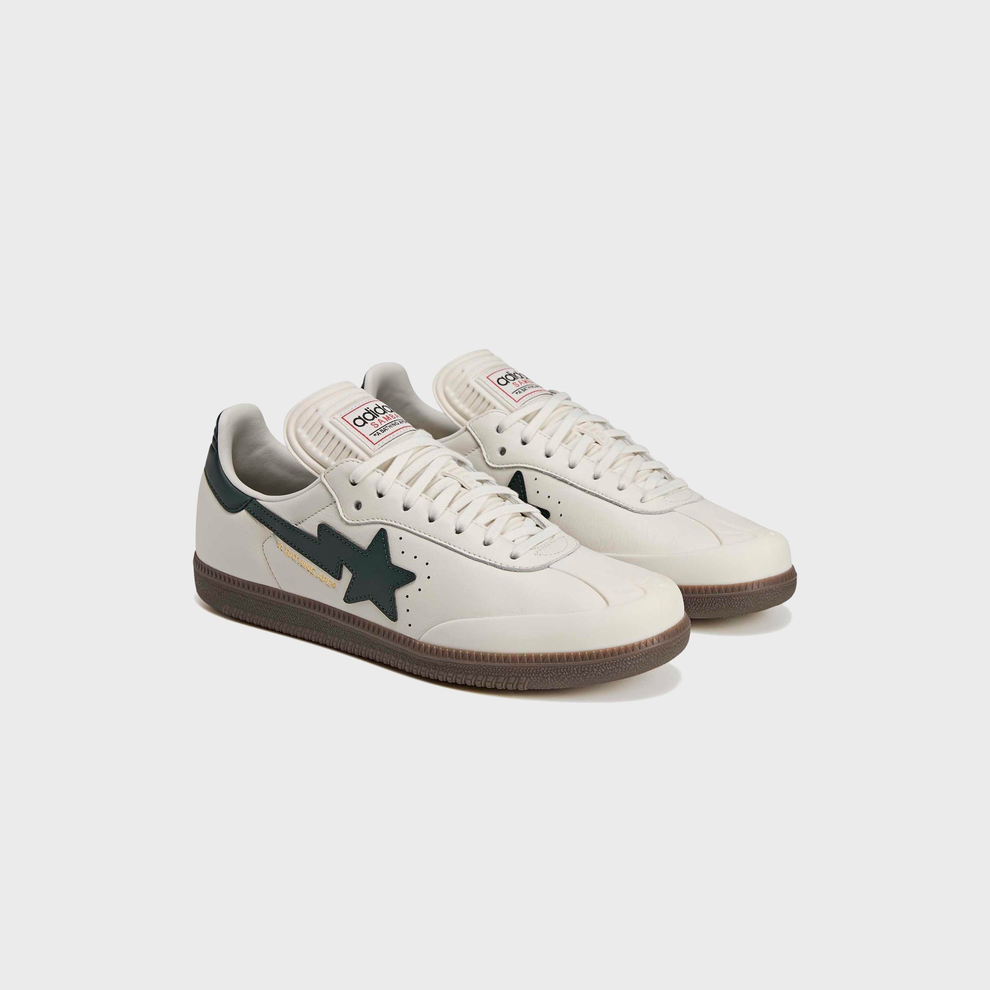 adidas x BAPE Samba - Off White / Shadow Green / Gum – Kith Canada
