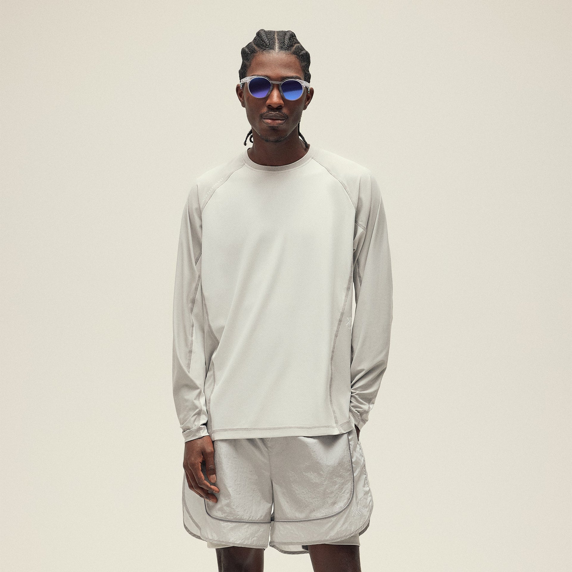 Kith Panelled Donovan Tee - Tin