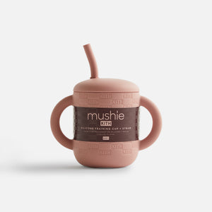 Kith Kids for Mushie Silicone Training Cup and Straw - Dusty Quartz PH