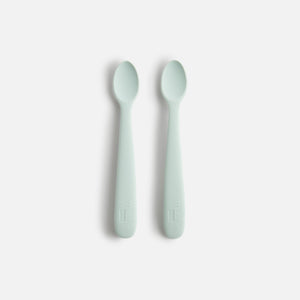 Kith Kids for Mushie Silicone Feeding Spoon 2 Pack - Helium