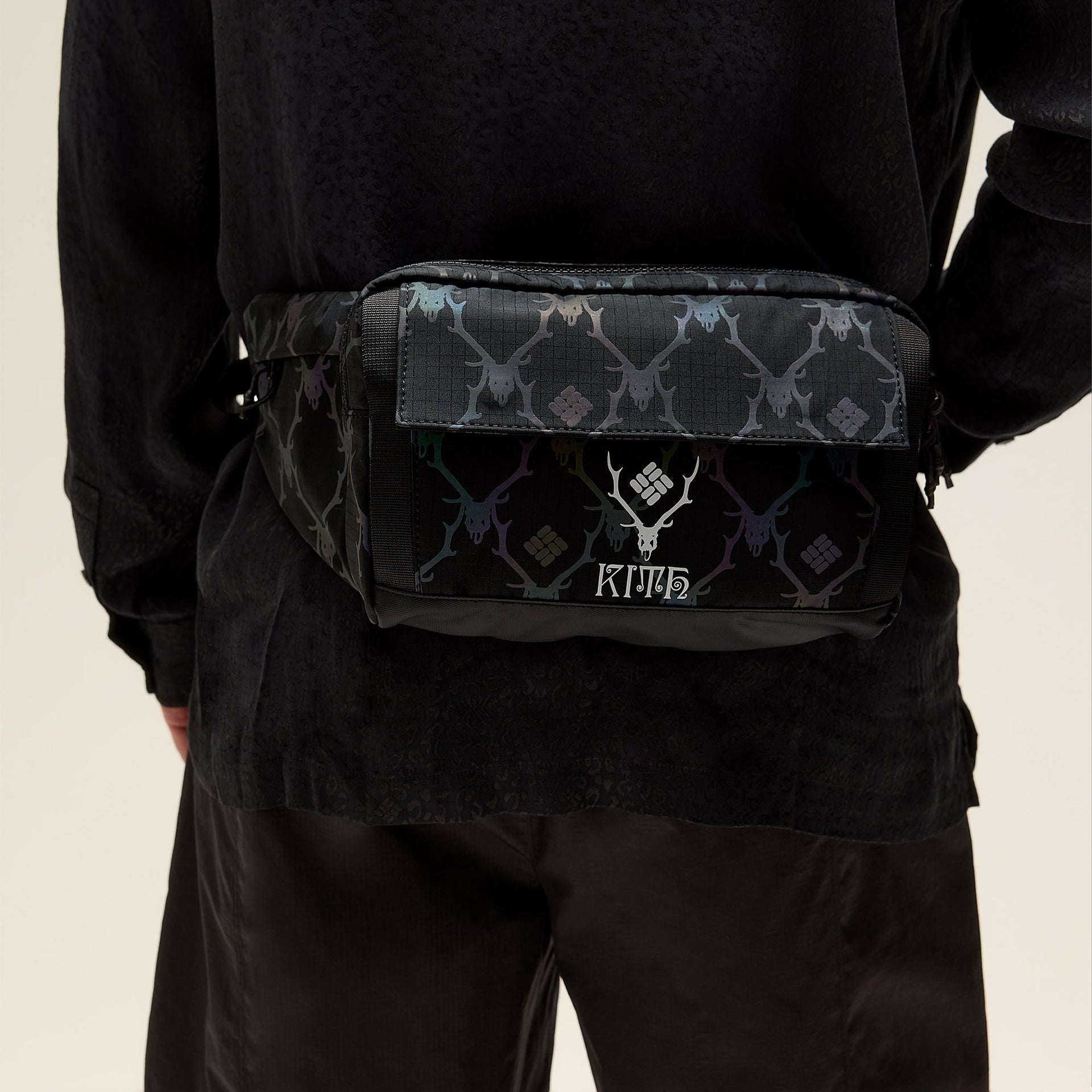 Kith & South2 West8 for Columbia Ripstop Nylon Hip Bag - Black