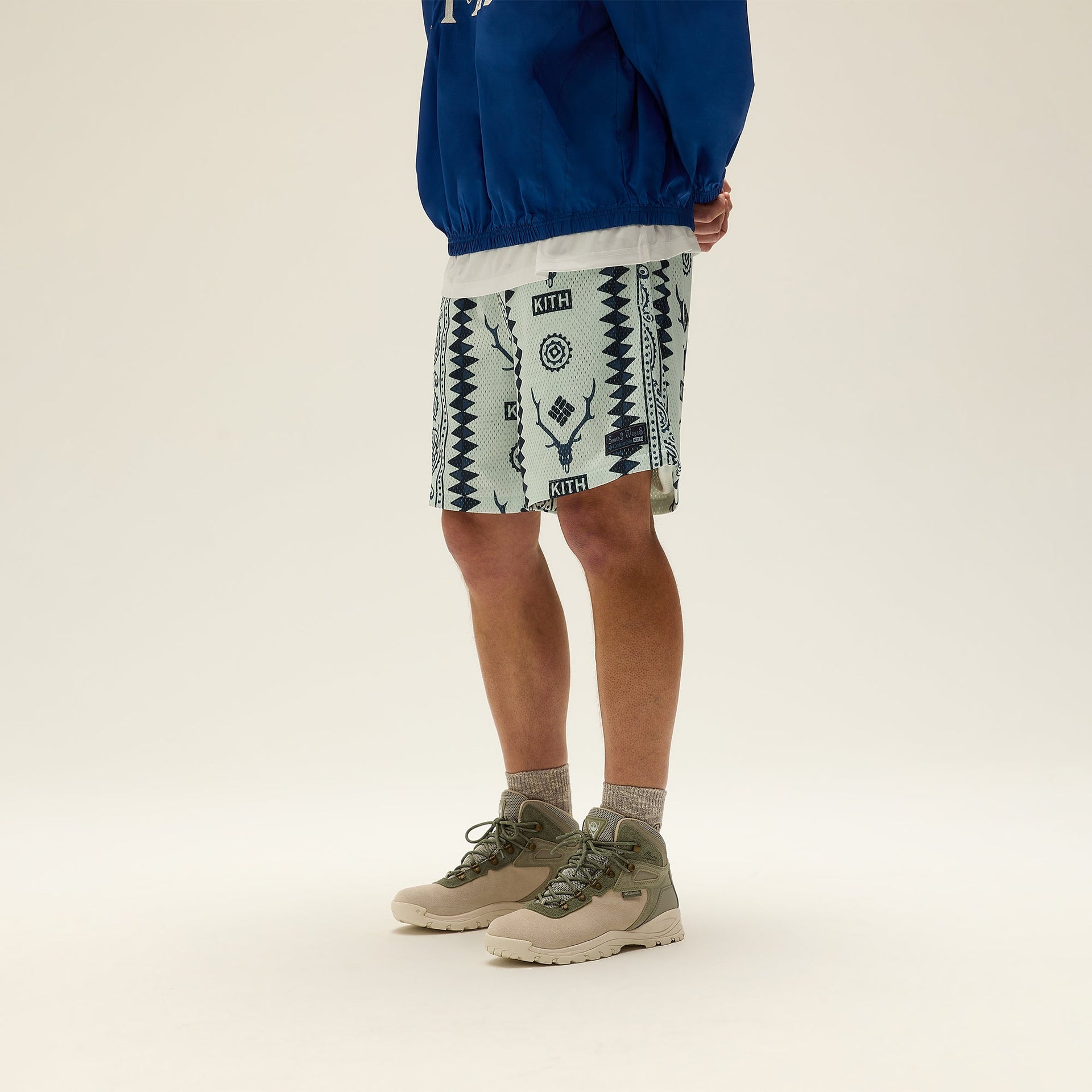 Kith & South2 West8 for Columbia Curtis Mesh Short - Light Indigo