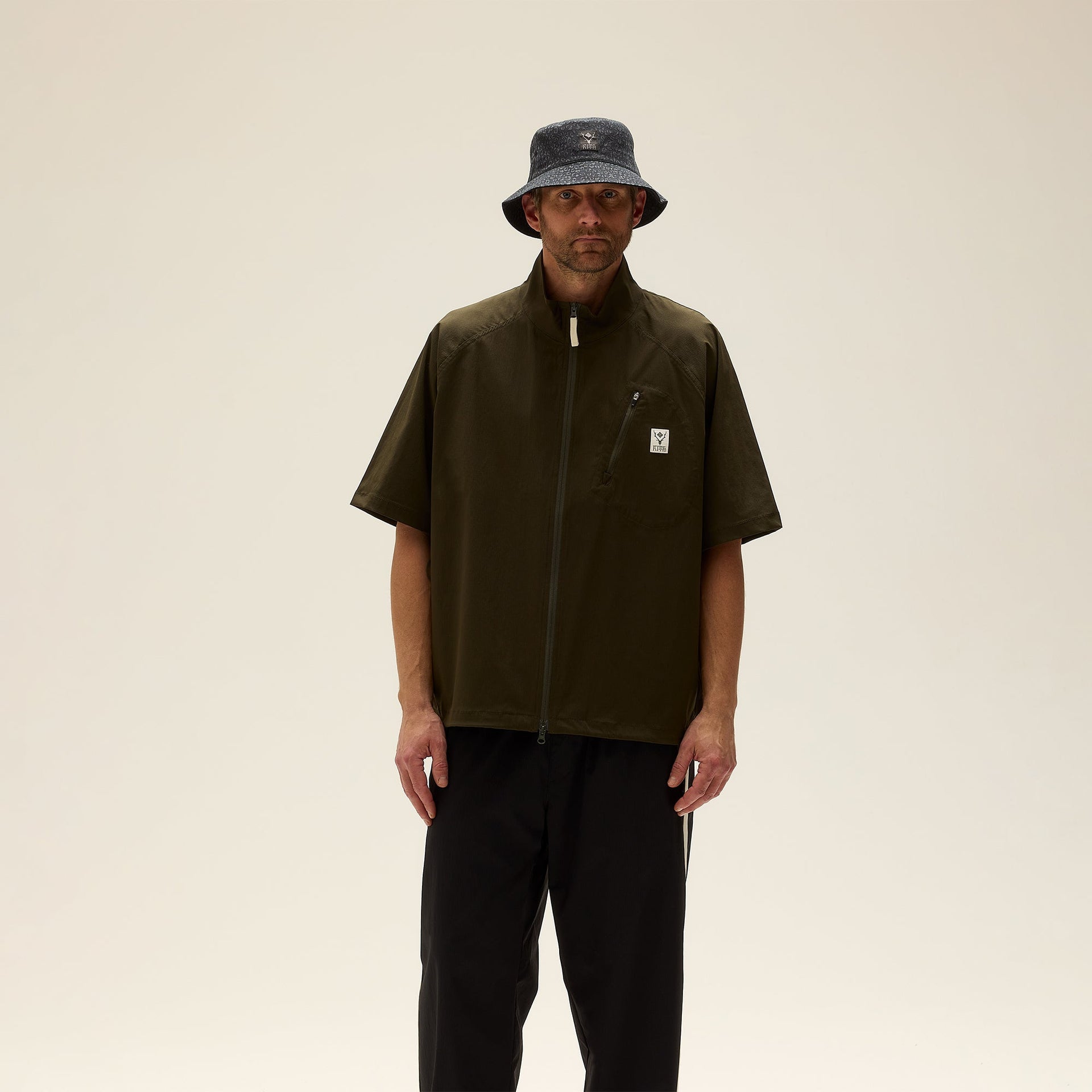 Kith & South2 West8 for Columbia S.L. Zipped Trail Short Sleeve Shirt - Kalamon