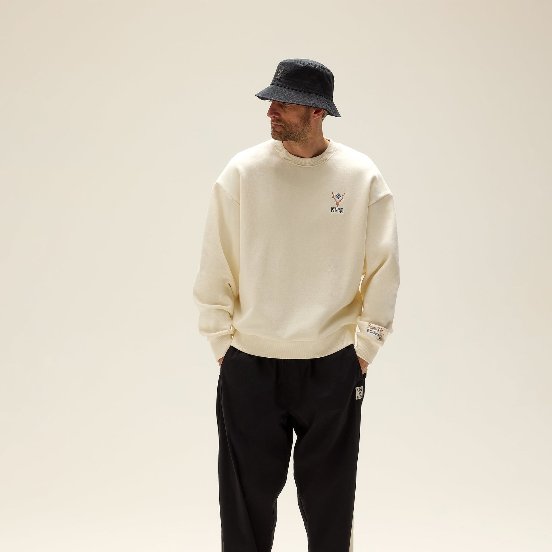 Kith & South2 West8 for Columbia Nelson Crewneck - Sandrift