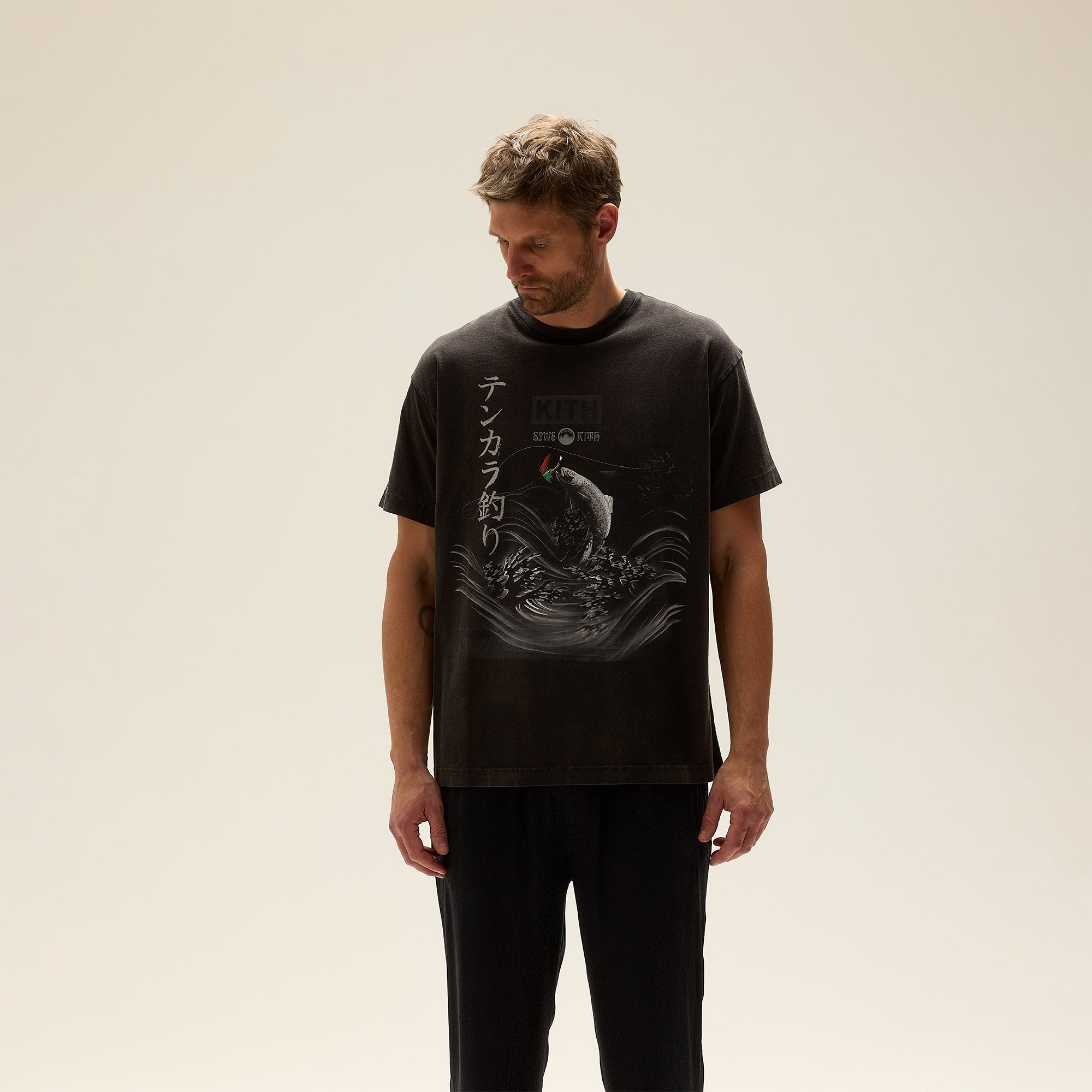コロンビア & KITH& South2 West8 ヴィンテージ T シャツ Kith & South2 West8 for Columbia Landscape Vintage Tee - Black