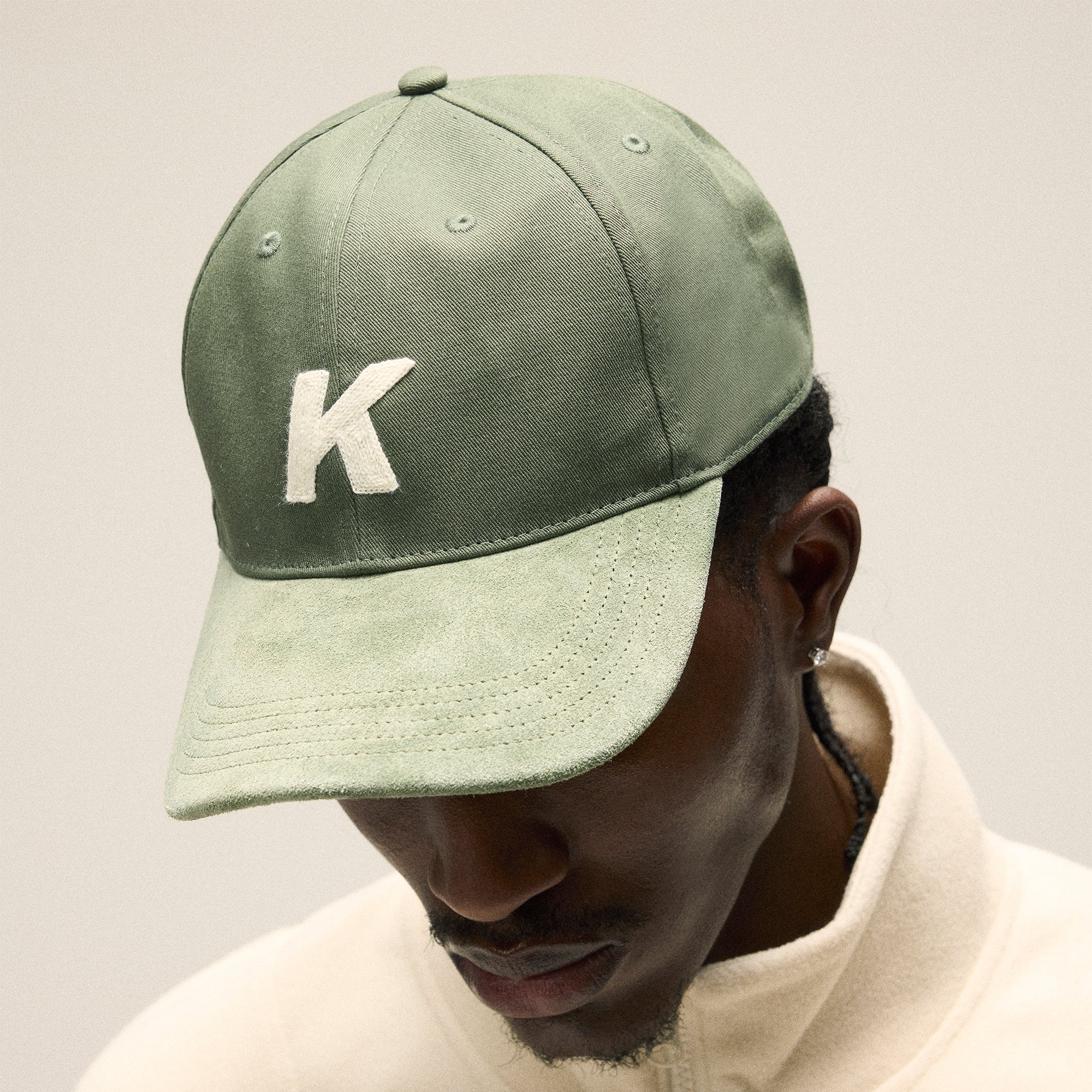 帽子 Kith Crochet K Aaron Classic Cap Kith Crochet K Aaron Classic Cap With Suede Brim - Machine