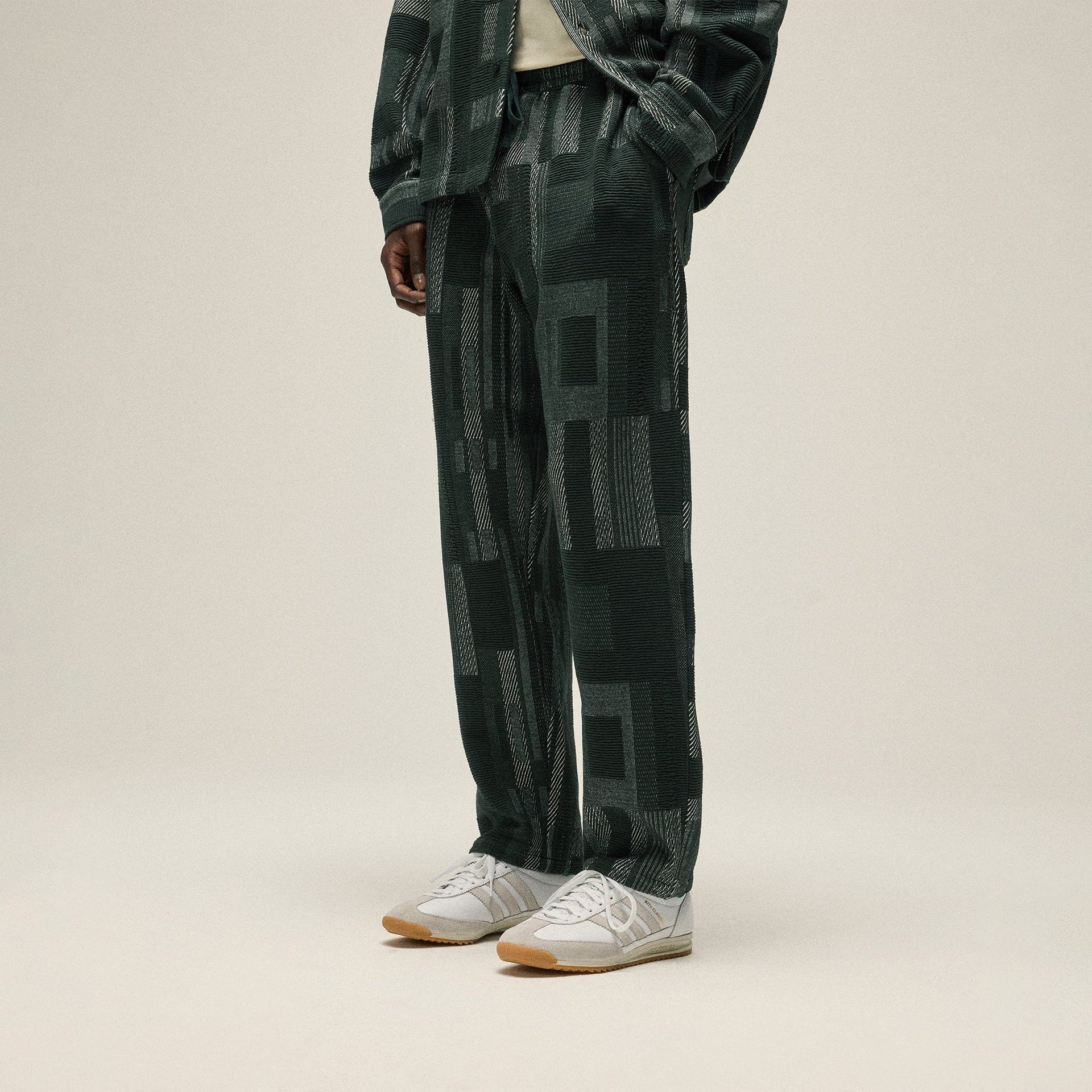 Kith Geometric Knit Elmhurst Pant - Stadium