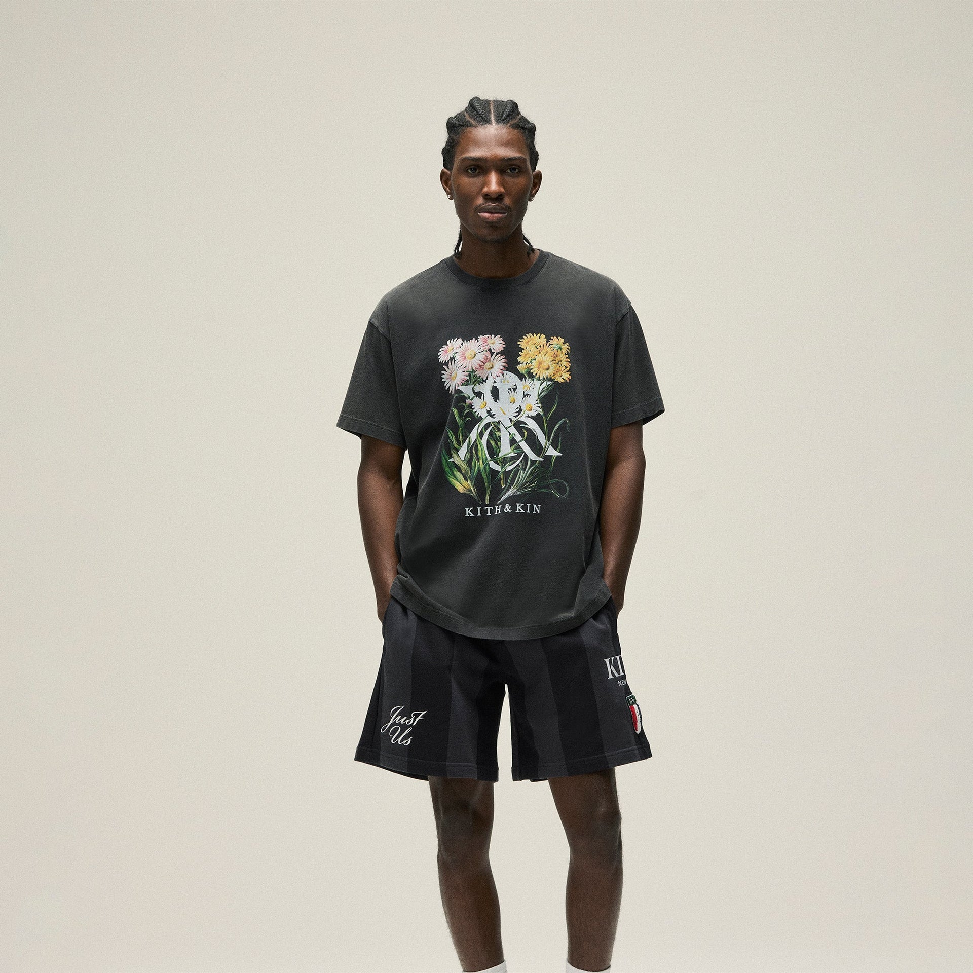 Kith K&K Daisy Vintage Tee - Black