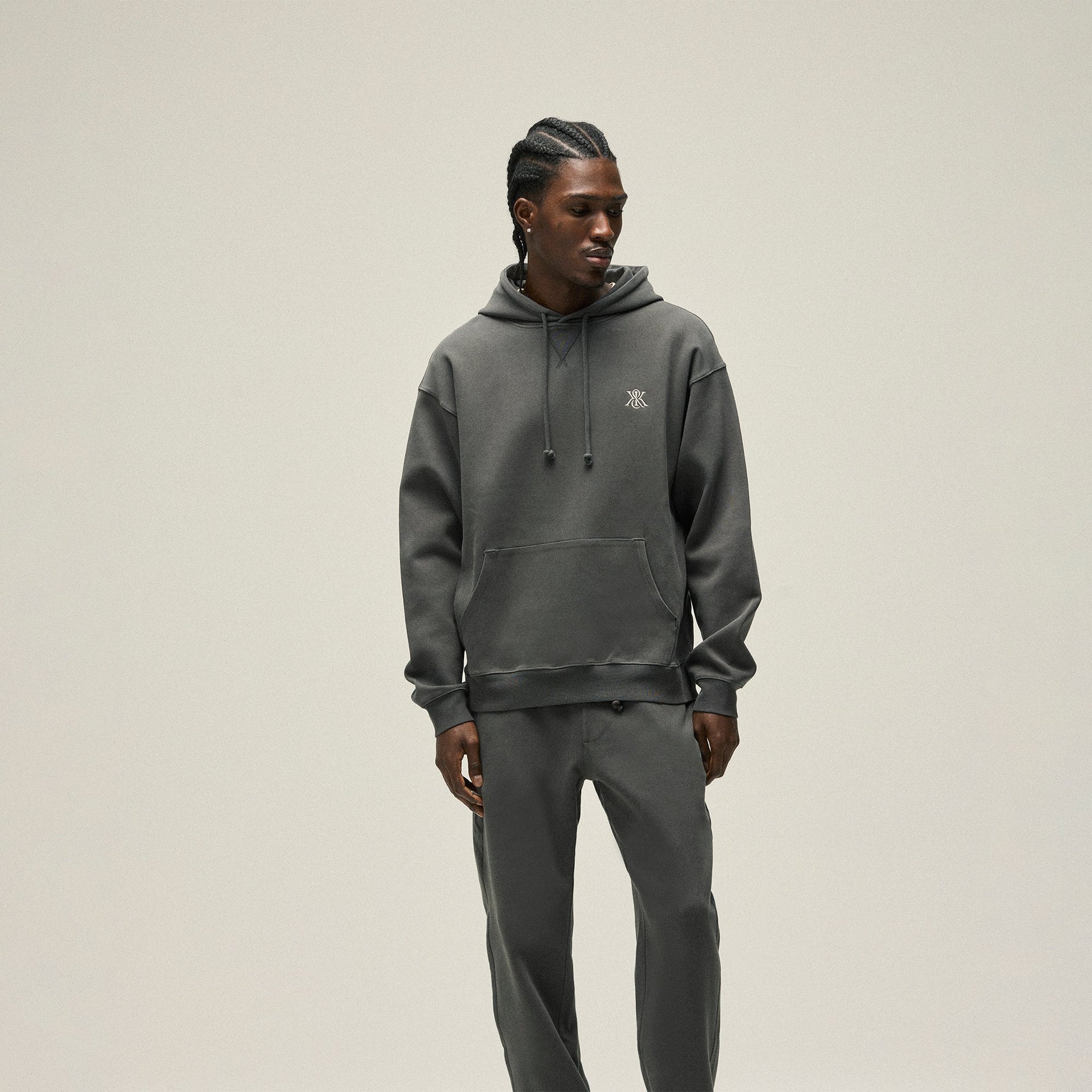 Kith Compact Knit Williams III Hoodie - Somber