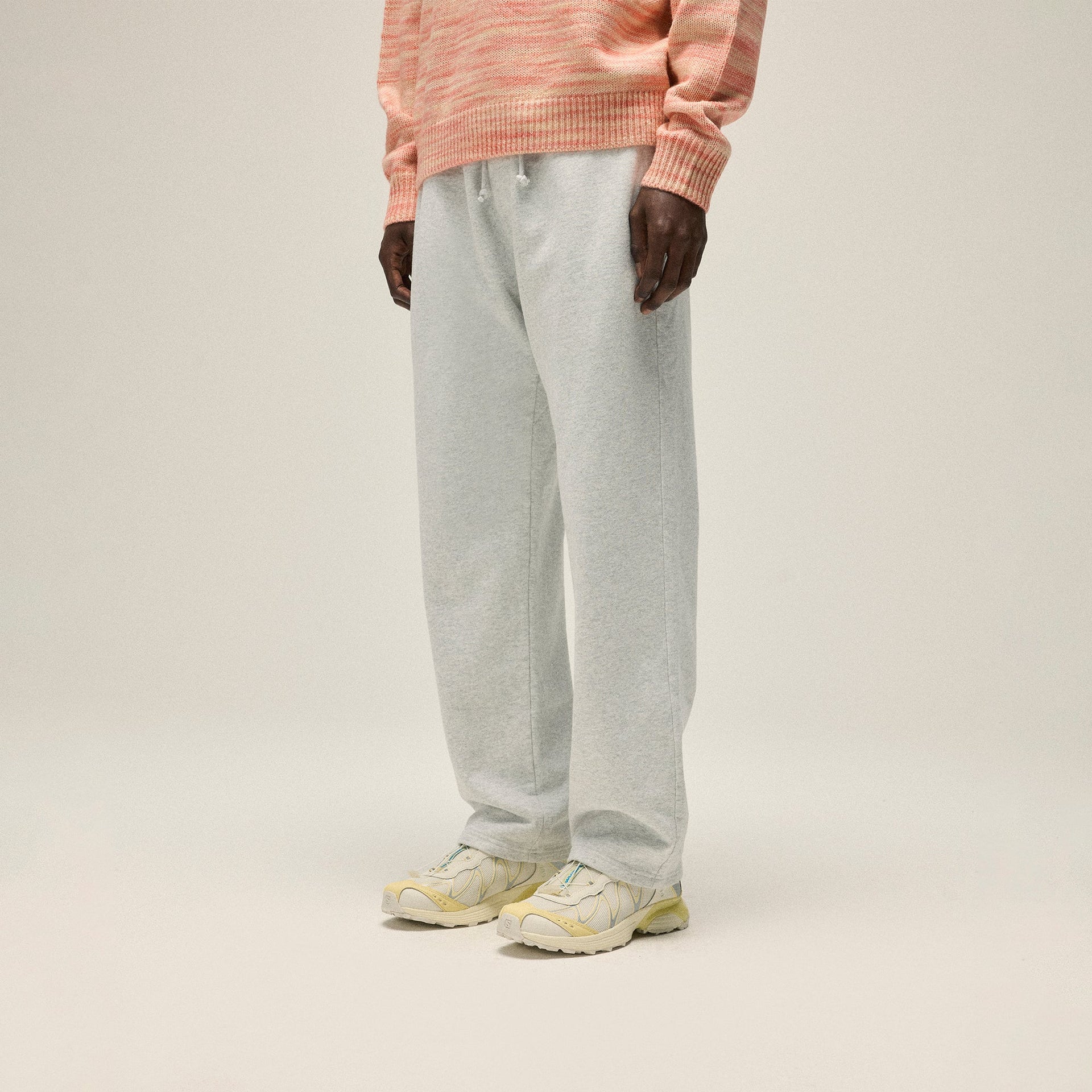 Kith Fleece Bryson Sweatpant - Light Heather Grey