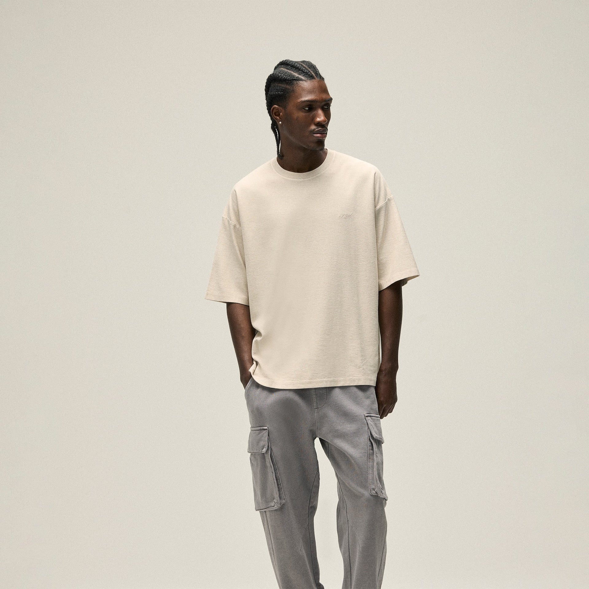 Kith Slub Jersey Bishop Tee - Hallow
