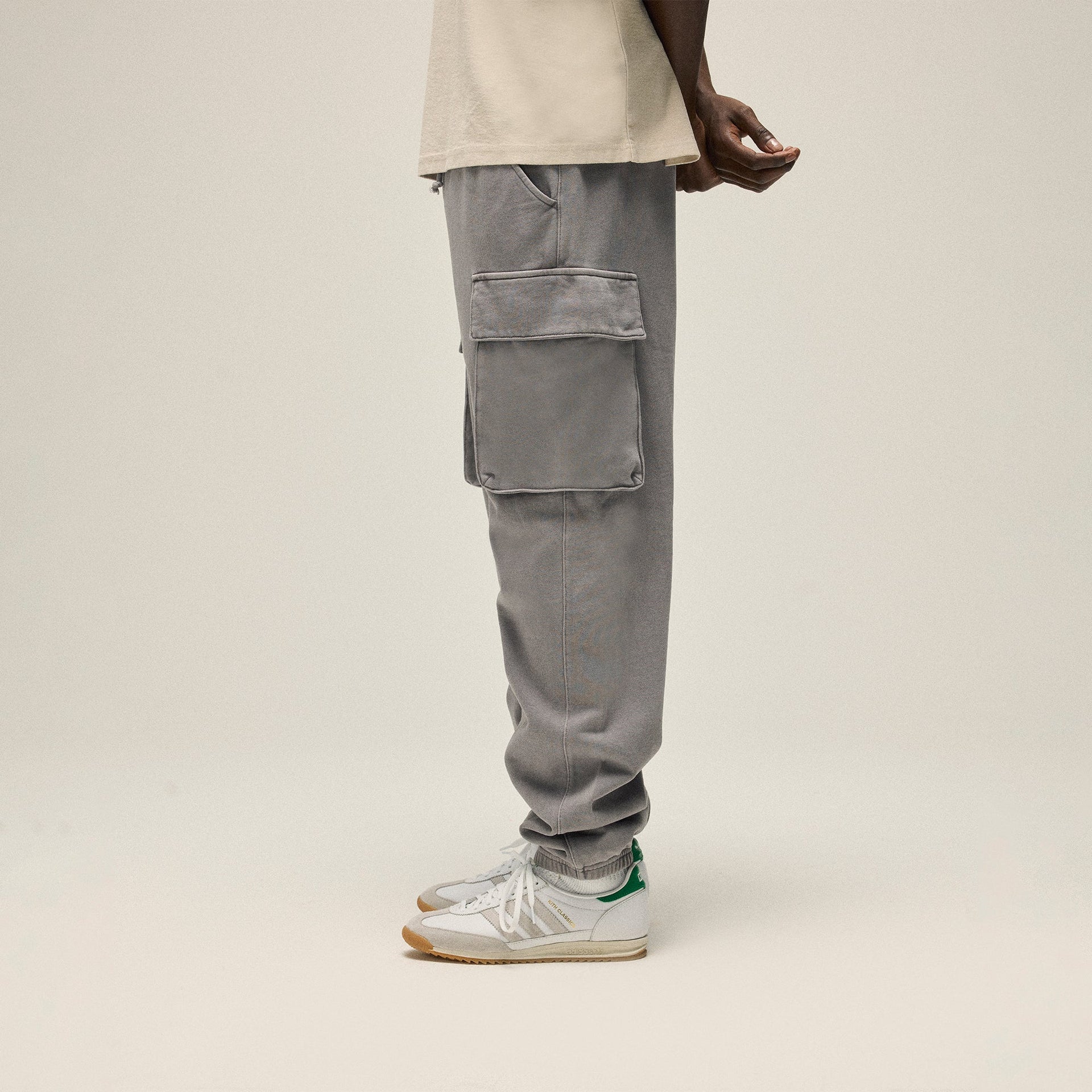 Kith Fleece Eldridge Cargo Sweatpant - Argon