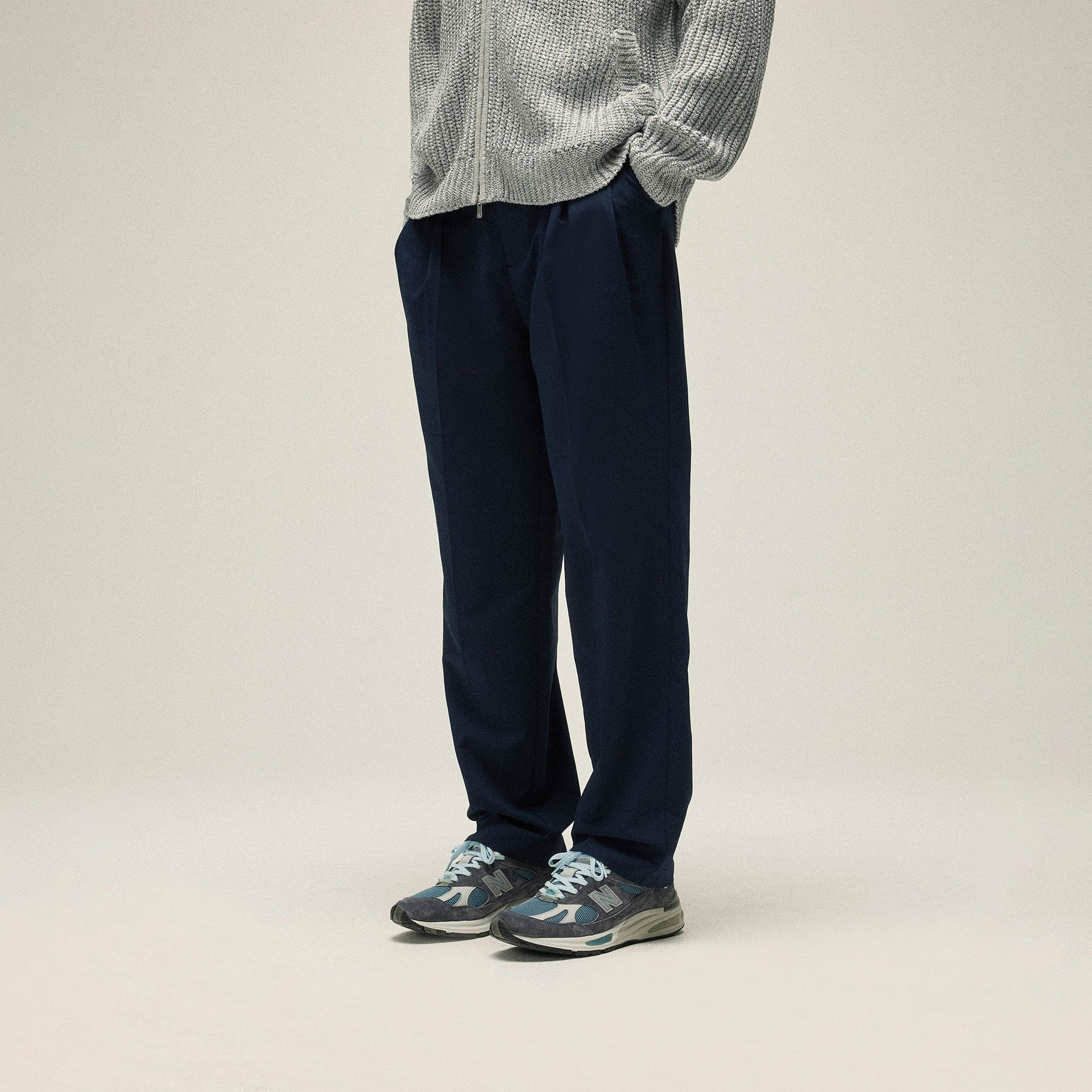 &Kin Kylan Pleater Trouser - Nocturnal