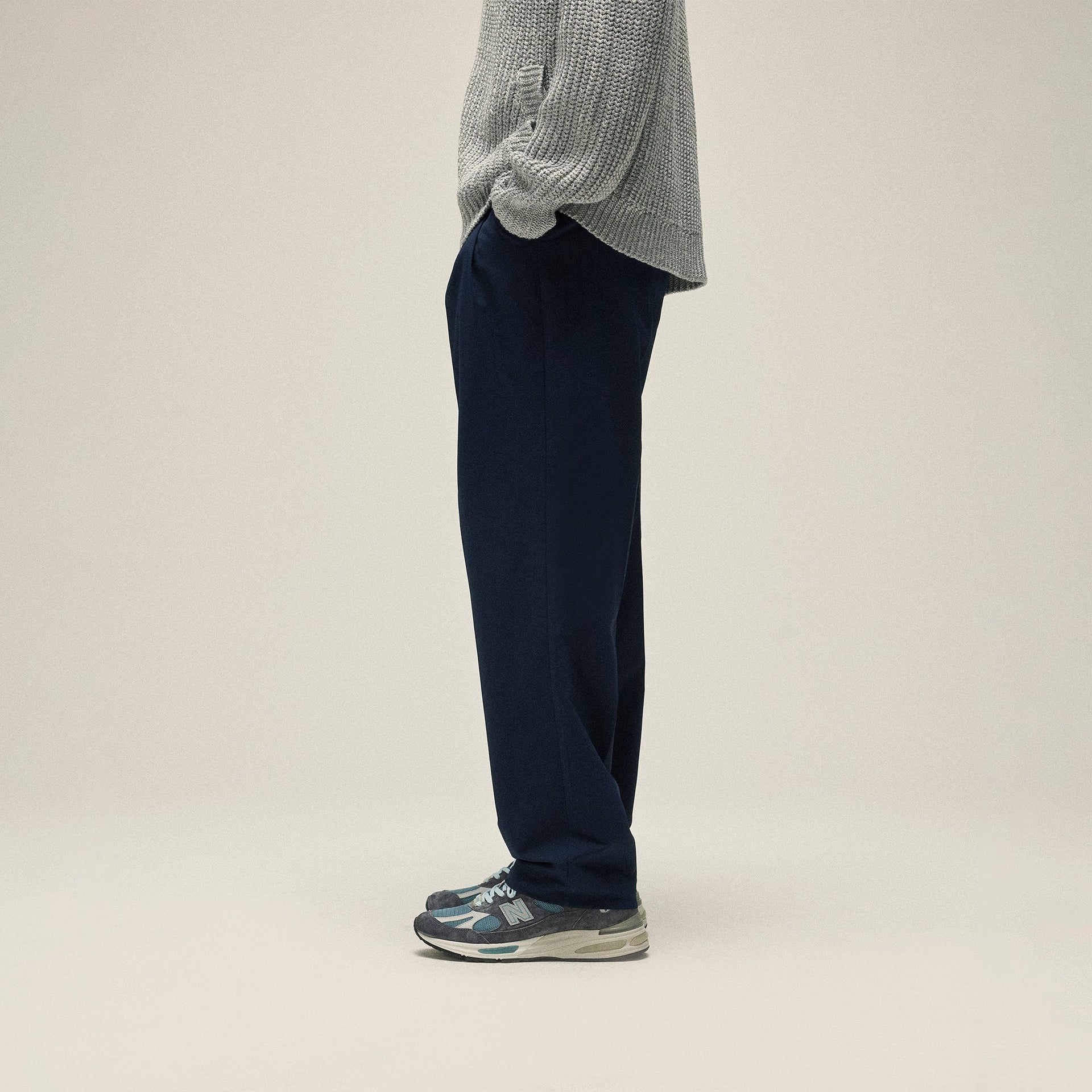 &Kin Kylan Pleater Trouser - Nocturnal