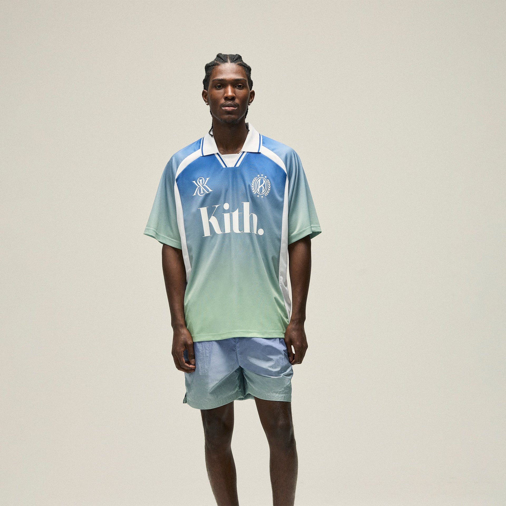 Kith Gradient Edison Soccer Top - Cyclone