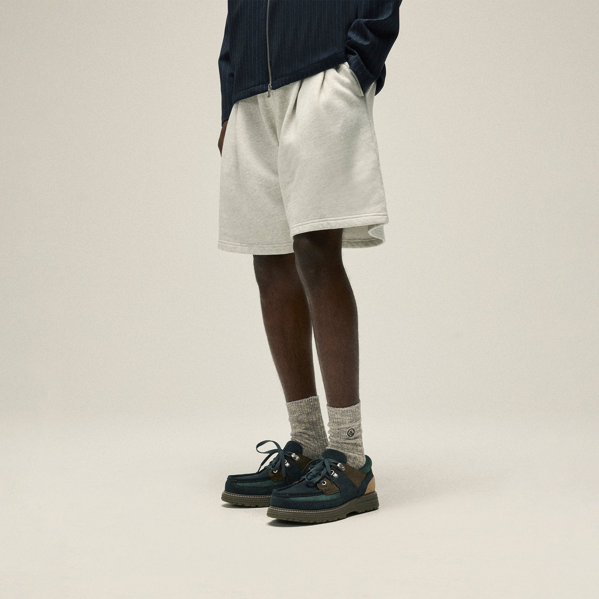 Kith Double Weave Full Zip Coaches Jacket - Nocturnal
