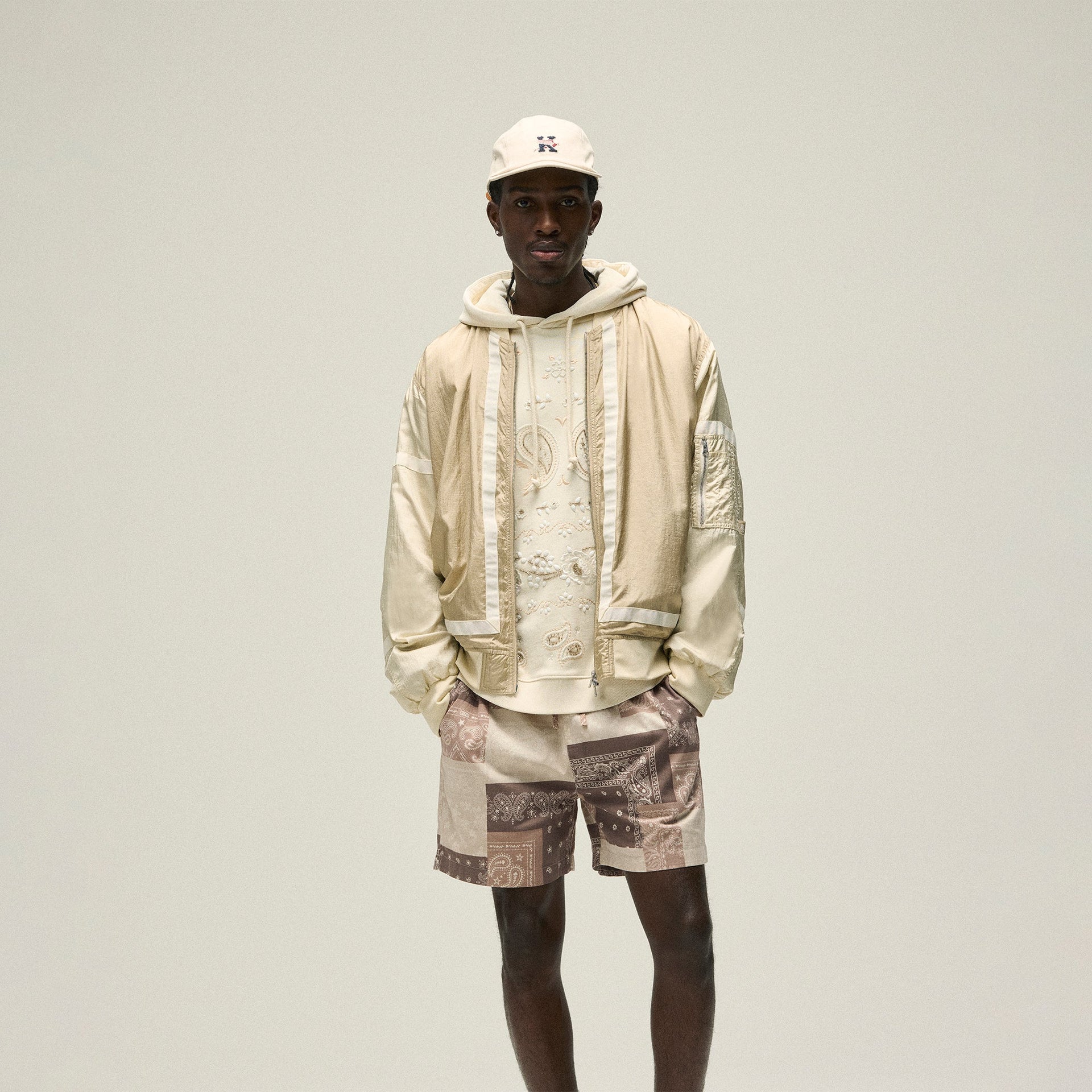 Kith Washed Silas Bomber Jacket - Canvas