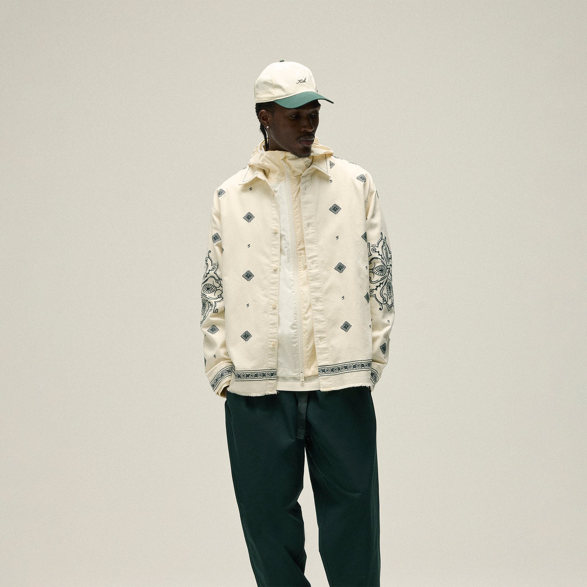 Kith Raw Hem Denim Apollo Shirt - Stadium