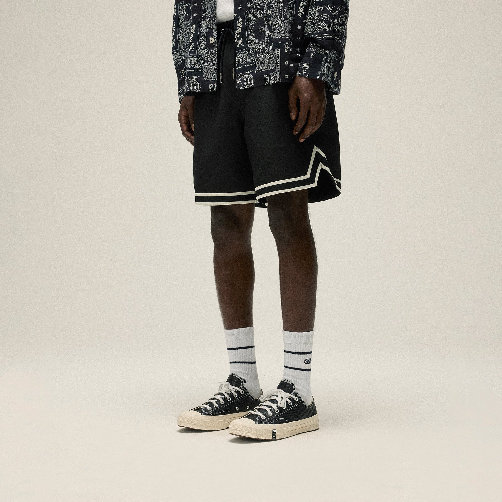 Kith Double Weave Curtis Short - Black