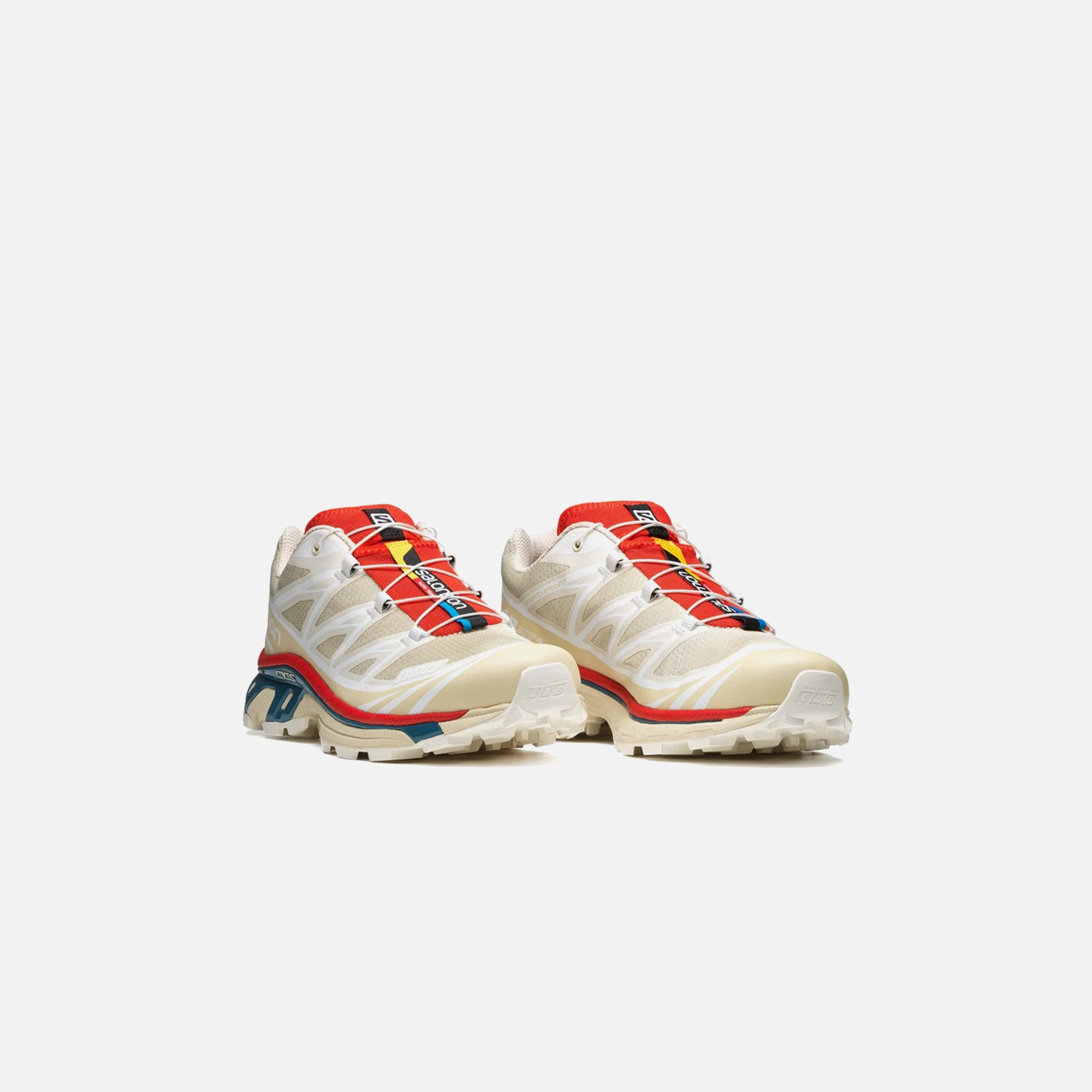Salomon XT-6 - Almond Milk / Bleached Sand / Aurora Red Salomon XT-6 - Almond Milk / Bleached Sand / Aurora Red