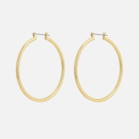 Luv AJ Bondi Tube Hoops - Gold