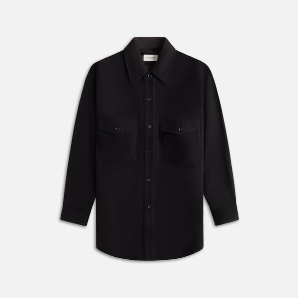 Lemaire Two Pockets Overshirt - Black – Kith Canada