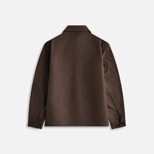 Lemaire Twisted Sleeve Workwear Jacket - Dark Brown