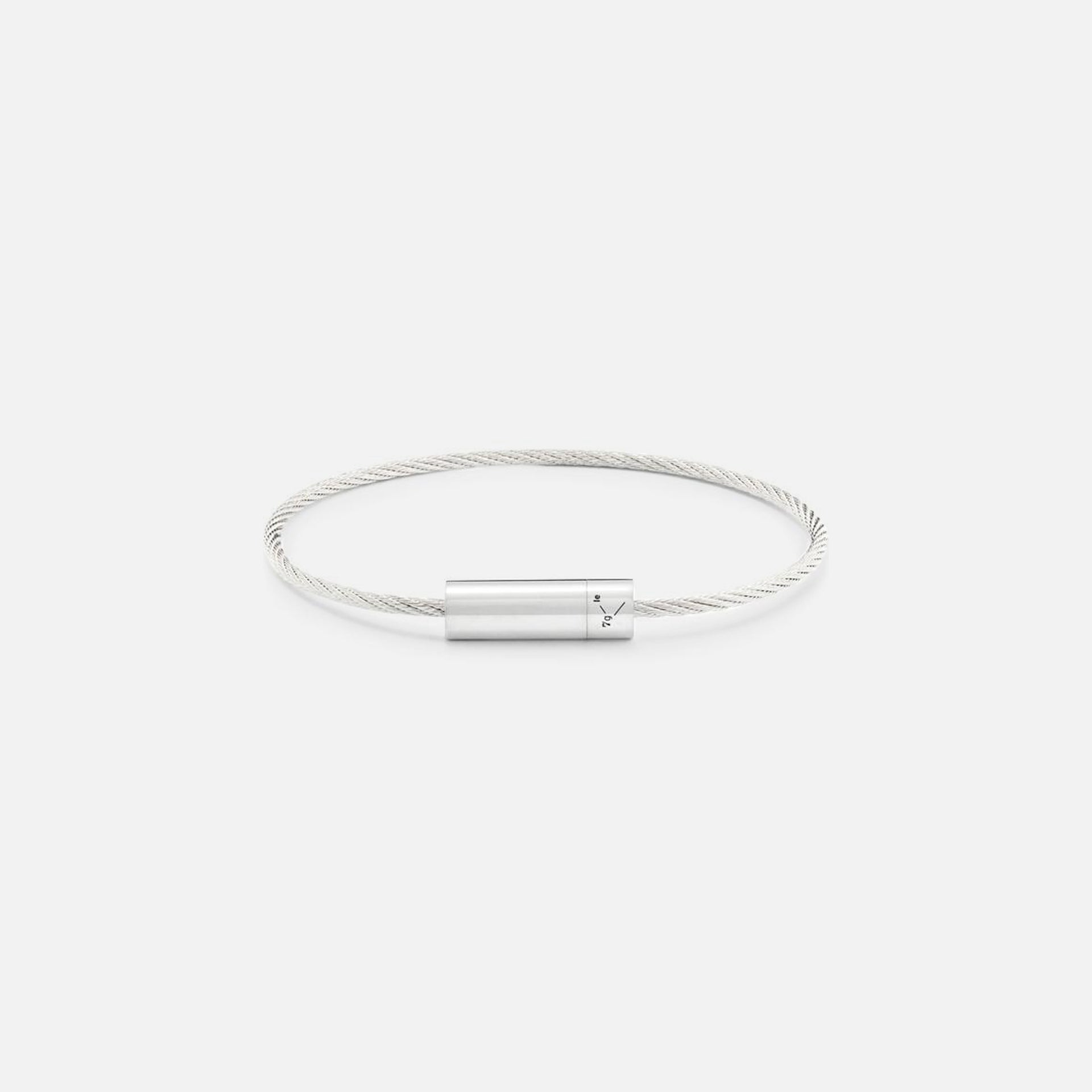 Le Gramme 7g Cable Bracelet - Polished Sterling Silver