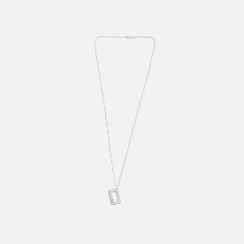Le Gramme 3.4g Rectangle Pendant Polished Silver - Silver