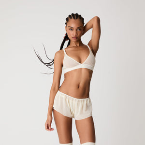 Kith Women Mesh Tap Shorty - Muslin