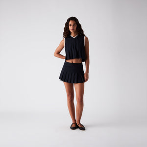 Kith Women Aster II Pleated Mini Skirt - Nocturnal