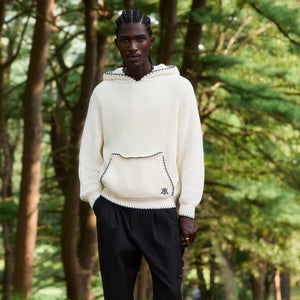 Kith Knit Miles Hoodie - Sandrift