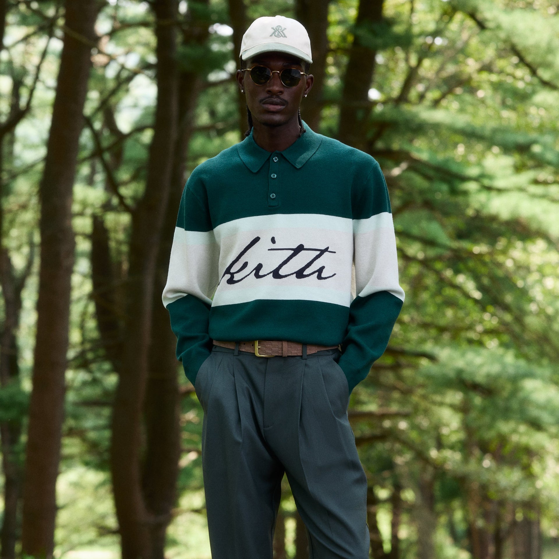 Kith Harmon Rugby Pullover - Algae