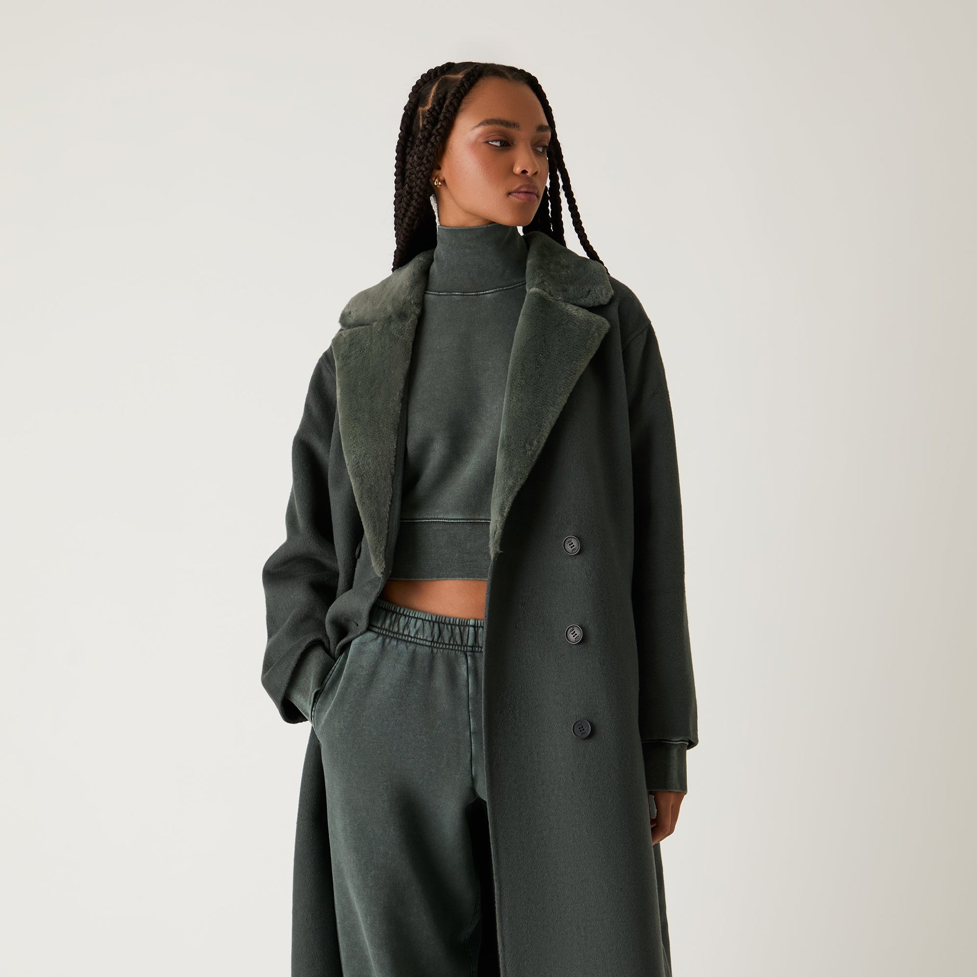 Kith Women Farren Melton Trench Coat - Machine