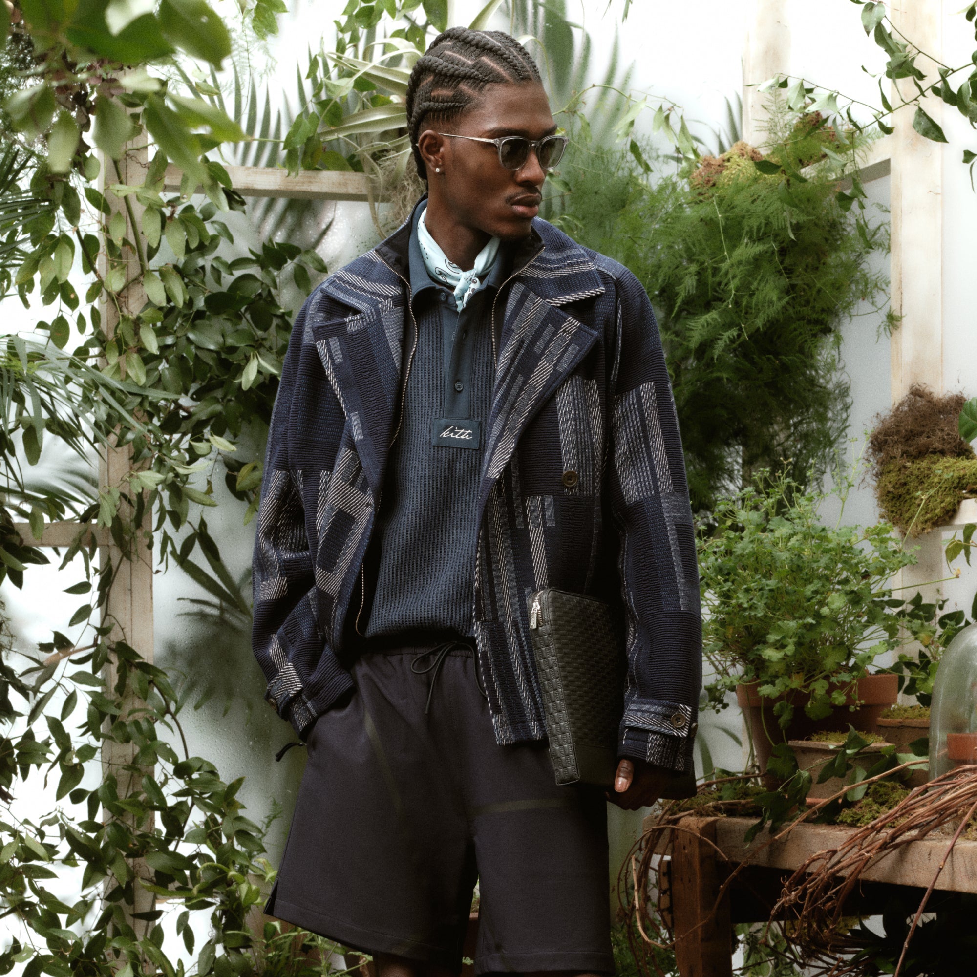 Auralee Brushed Super Kid Mohair Knit Cardigan - Ink Black – Kith