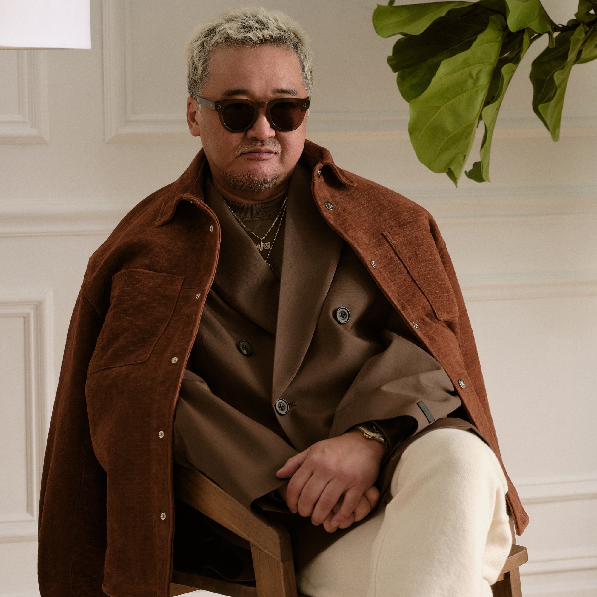 m*s様 た*ん様 KithPinstripe Tricot Panelled Kith Pinstripe Tricot Panelled Tee Magma Men's - FW24 - US