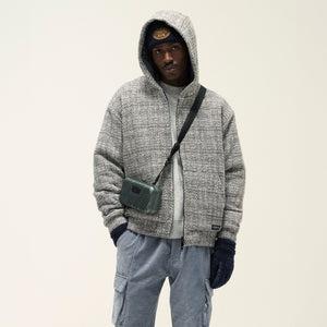 Kith Textured Tweed Sierra Hoodie - Fin