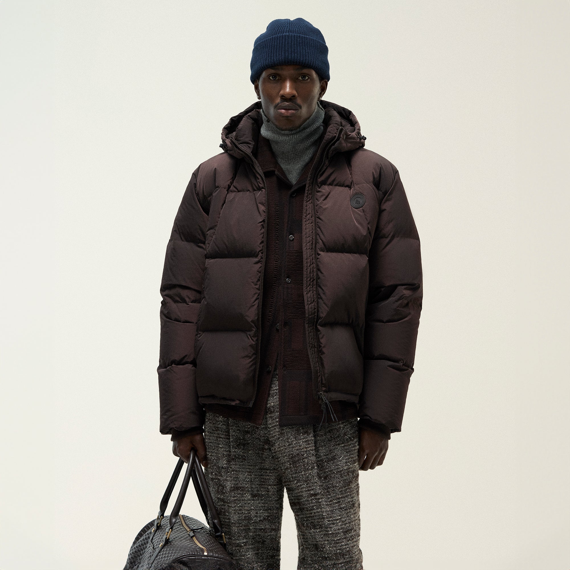 Kith Wrinkle Nylon Midi Puffer - Incognito – Kith Canada