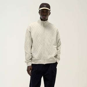 Kith Bonded Fleece Wyona Full Zip - Light Heather Grey