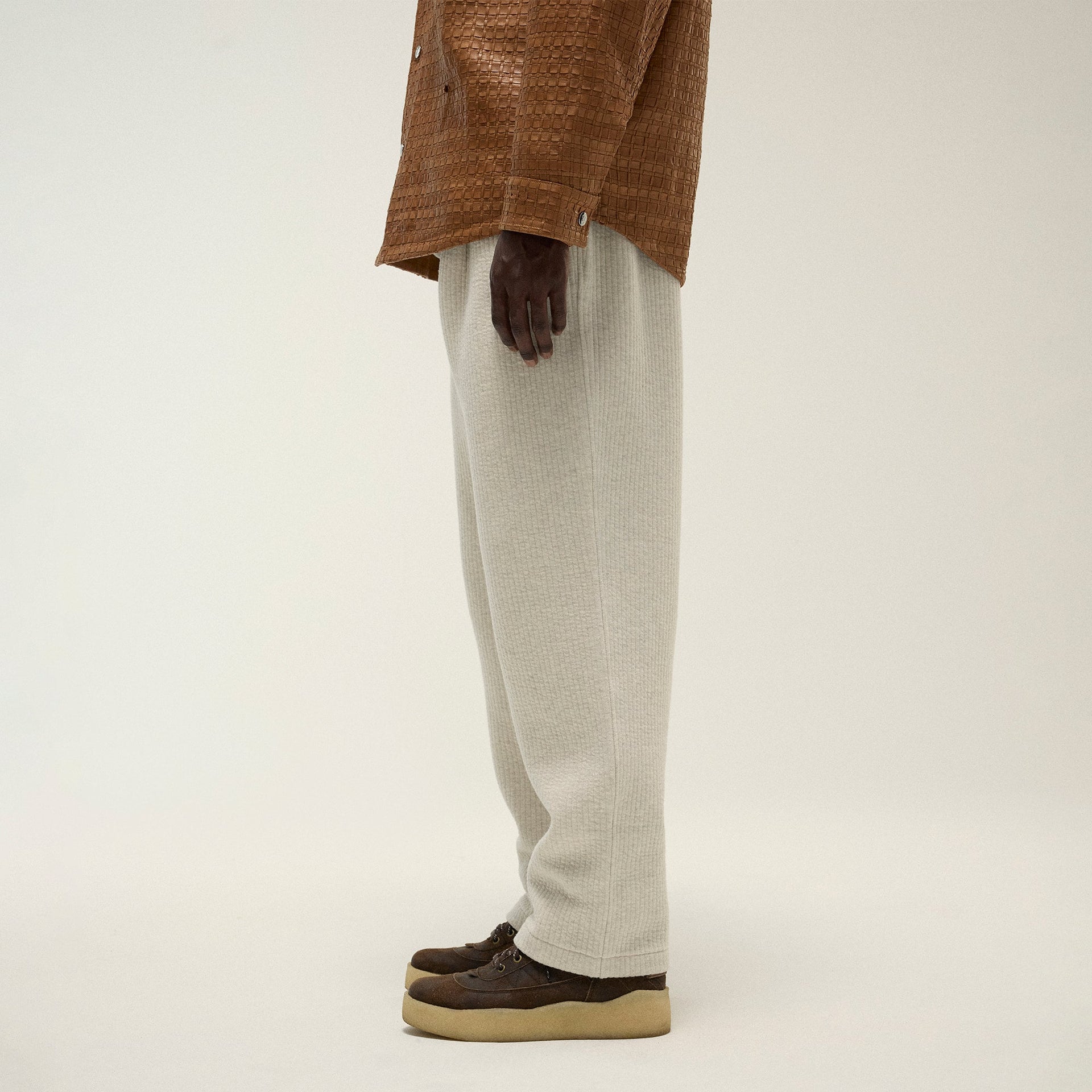 Kith Striped Interlock Garrison Pant - Sandy Heather