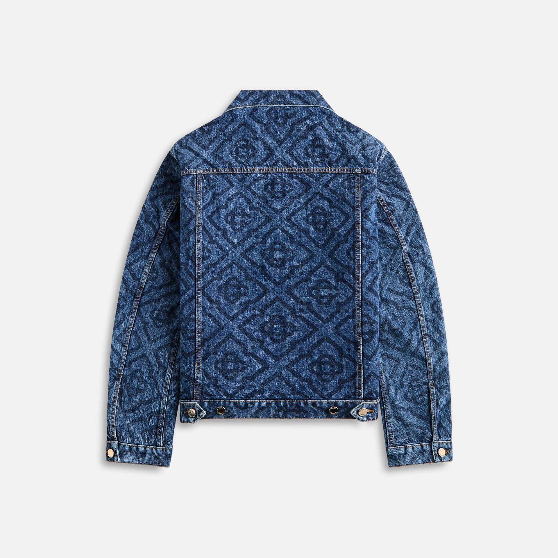 Casablanca Denim Jacket Laser Monogram - Blue