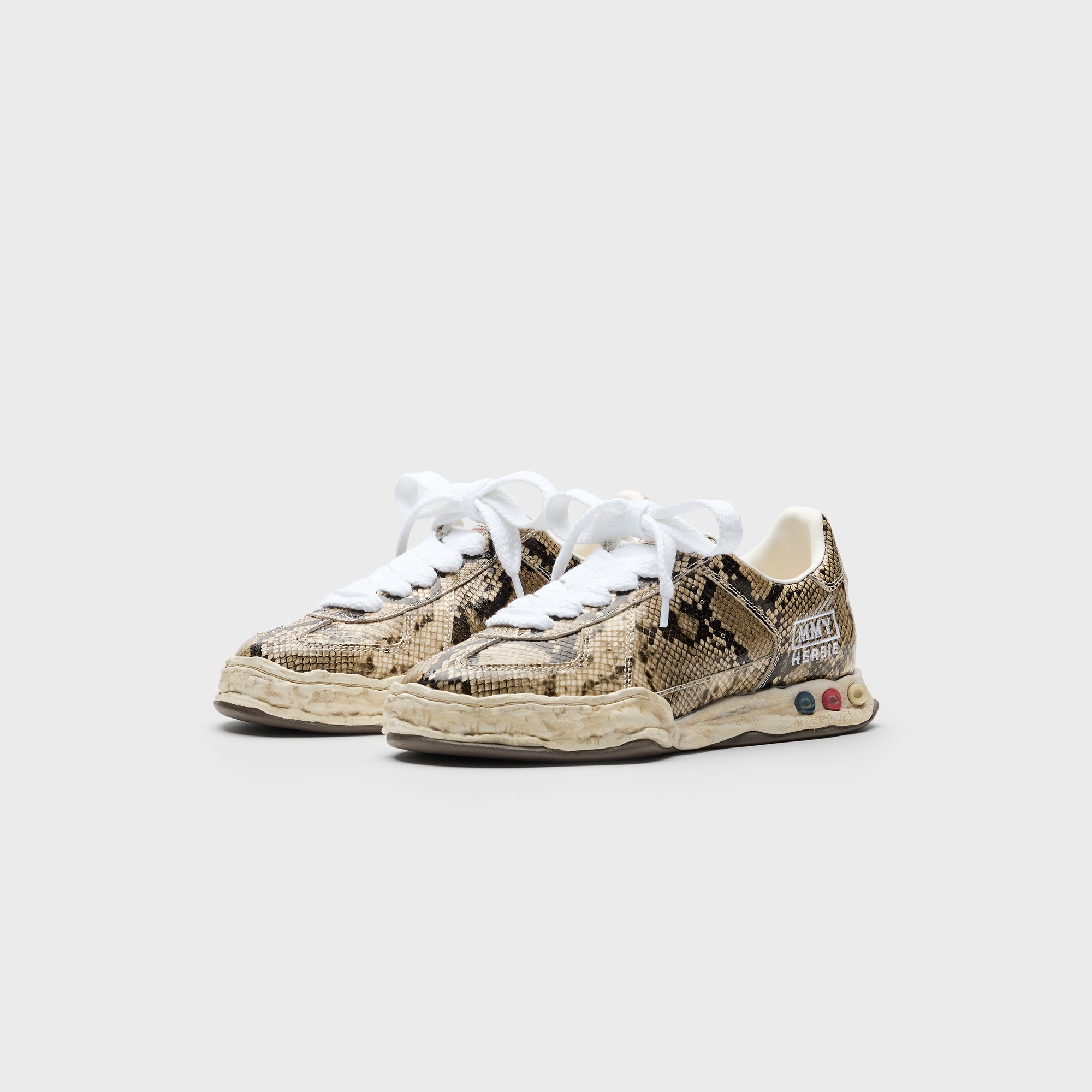 LIWLE／FOLD WHOLE Lo/ホールドホールLo(KHAKI) Mihara Yasuhiro Blakey Original Sole Puffer Canvas Low Top