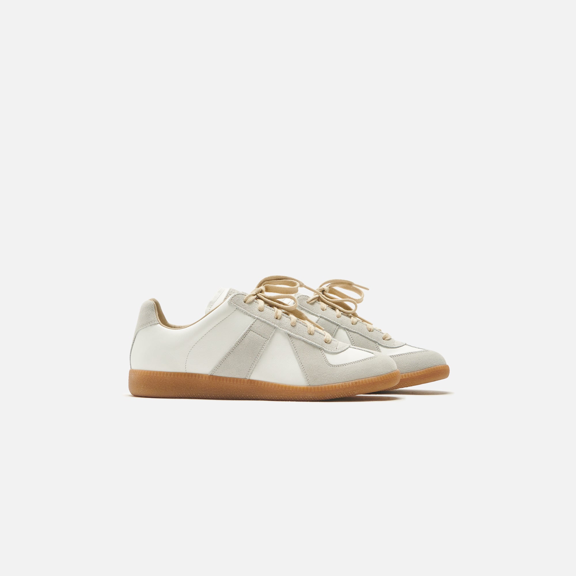わ Maison Margiela Maison Margiela WMNS Replica Sneakers - Dirty White – Kith