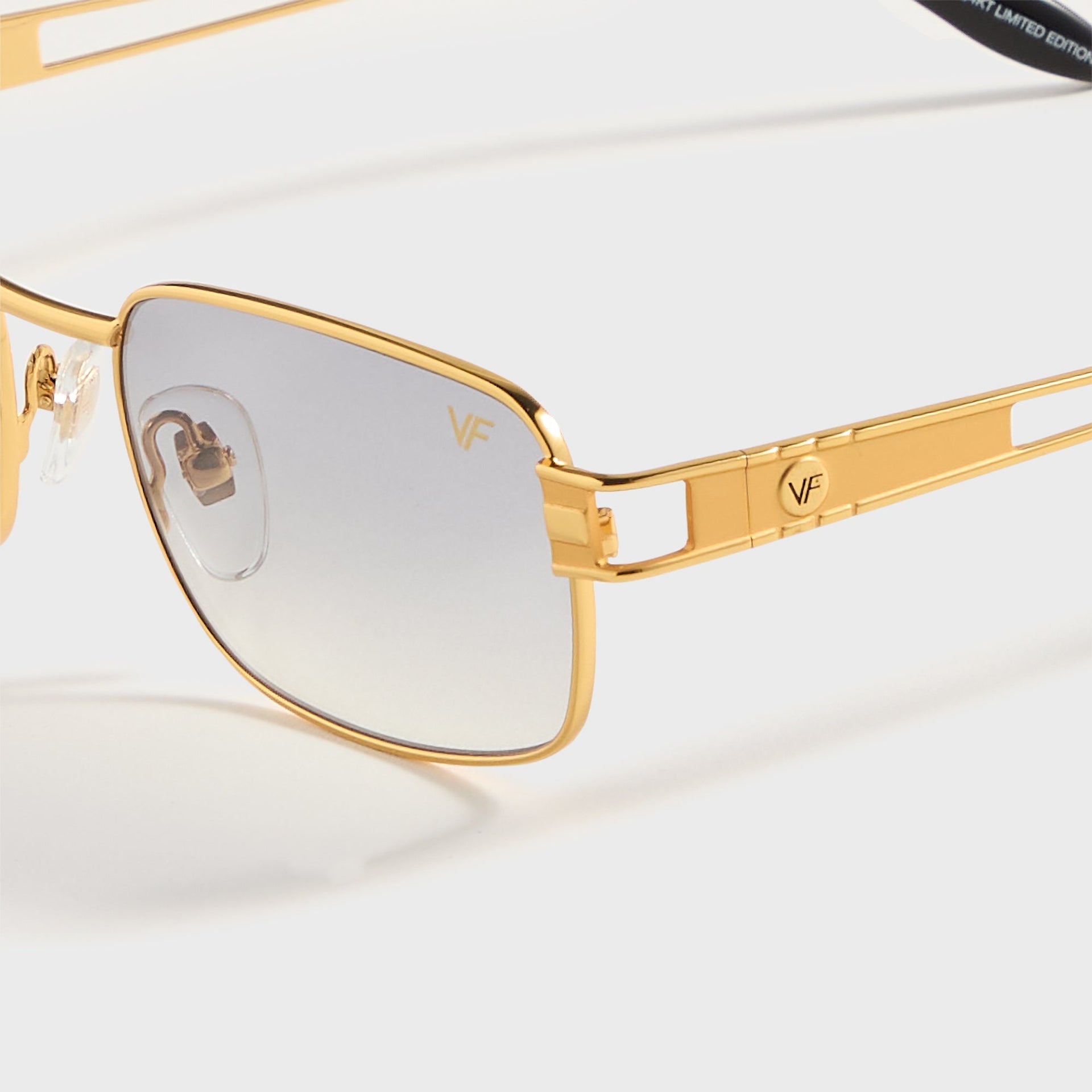 Vintage Frames Dime 24KT - Yellow Gold / Charcoal Gradient