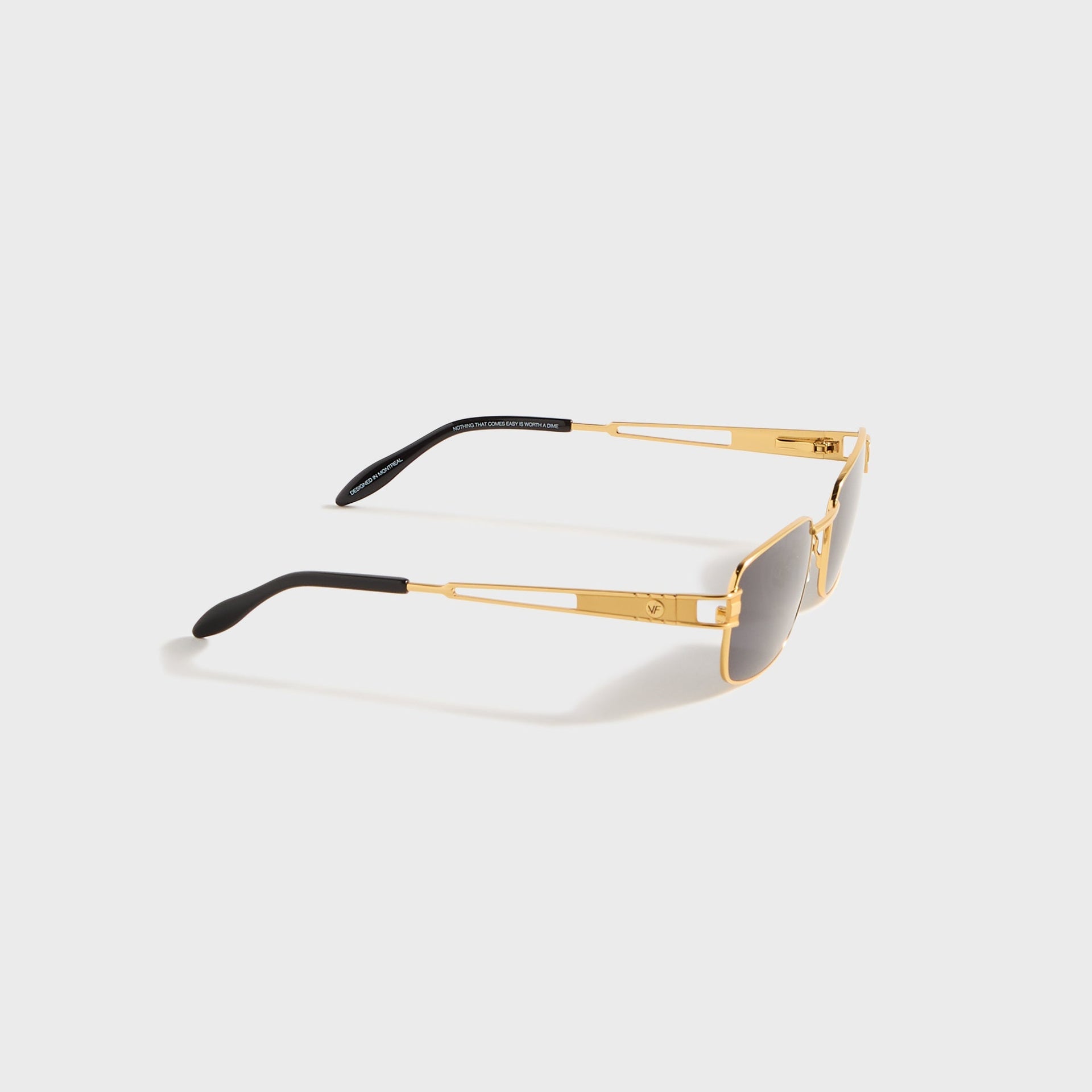 Vintage Frames Dime 24KT - Yellow Gold / Black