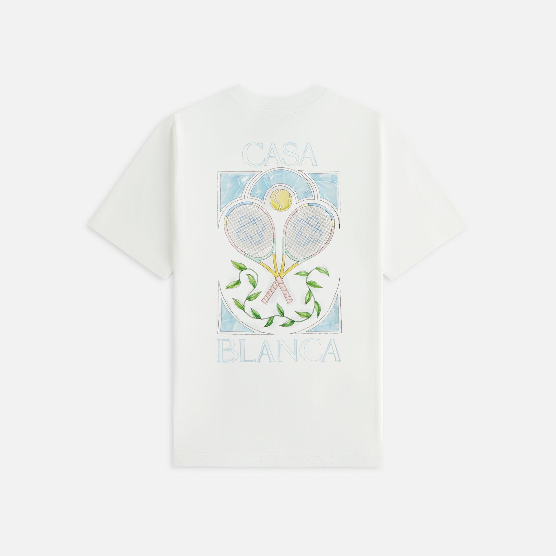 Casablanca Tennis Pastelle Tee - White