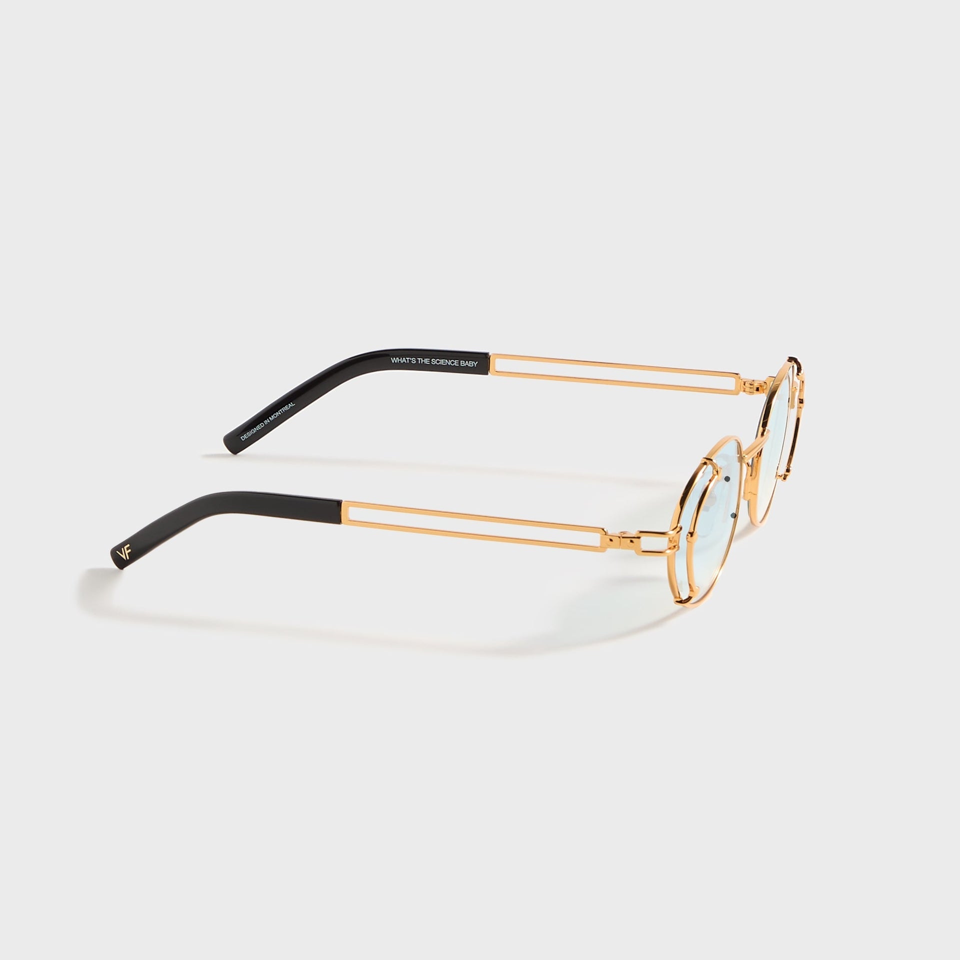 Vintage Frames Knowledge 24KT - Yellow Gold / Tiffany Blue