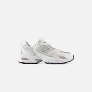 New Balance 530 - White / Silver Metallic / Ice Wine / Mid Century Pink