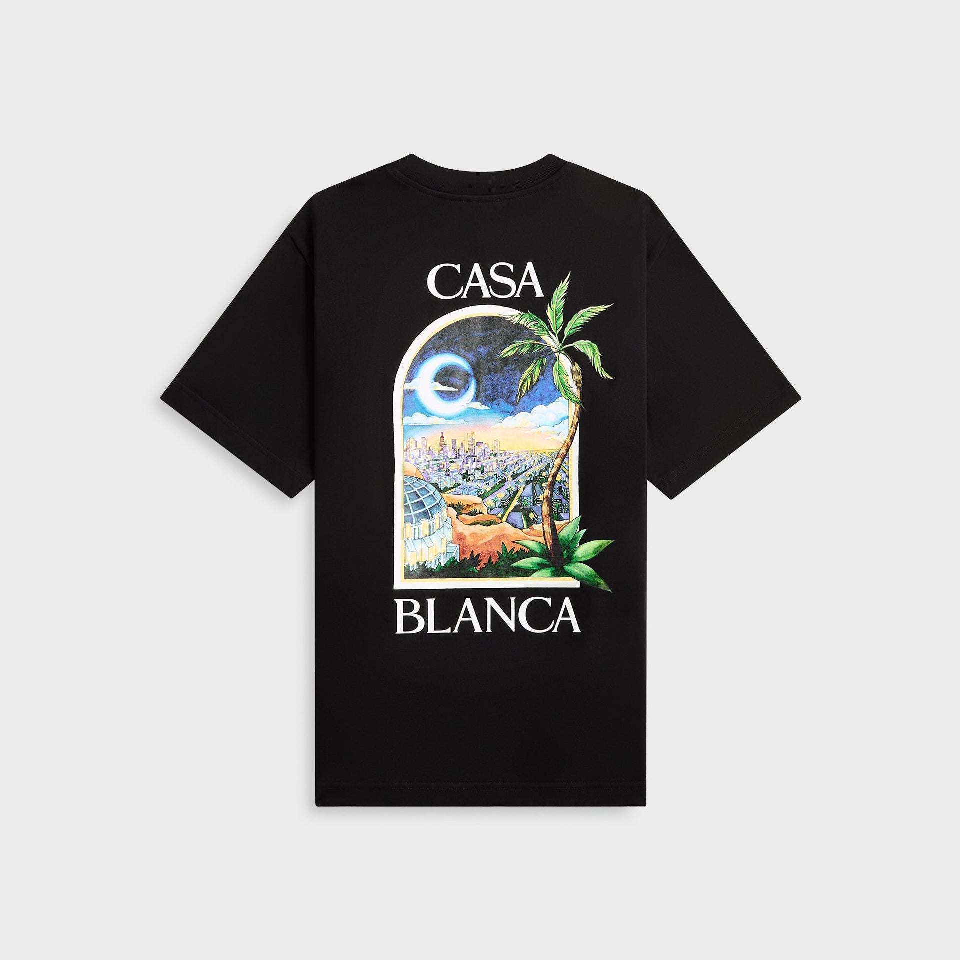 Casablanca La Night Printed Tee - Black