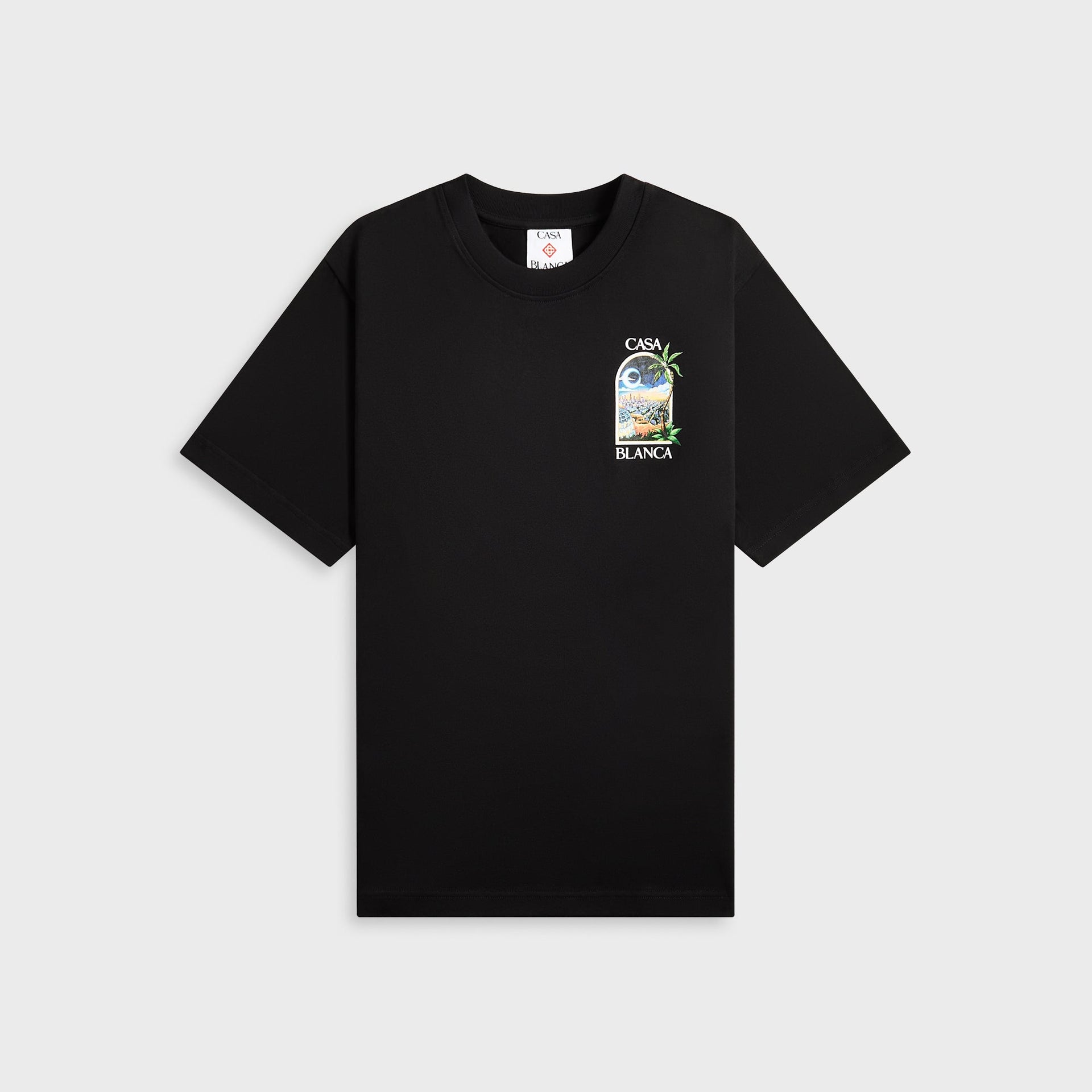 Casablanca La Night Printed Tee - Black